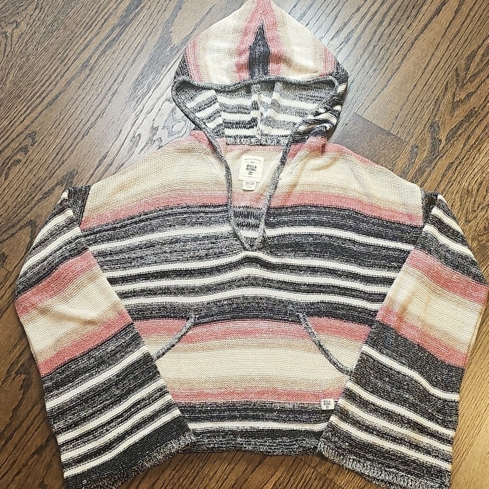 Billabong Baha Beach hoodie with kangaroo pocket size Small